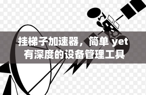 挂梯子加速器,简单 yet 有深度的设备管理工具