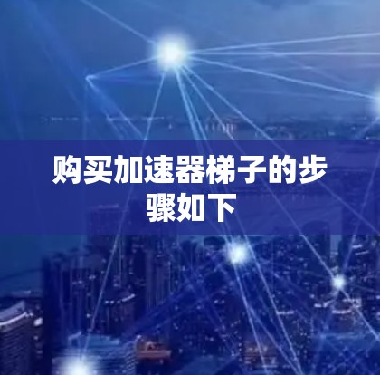 购买加速器梯子的步骤如下 购买加速器梯子的步骤如下