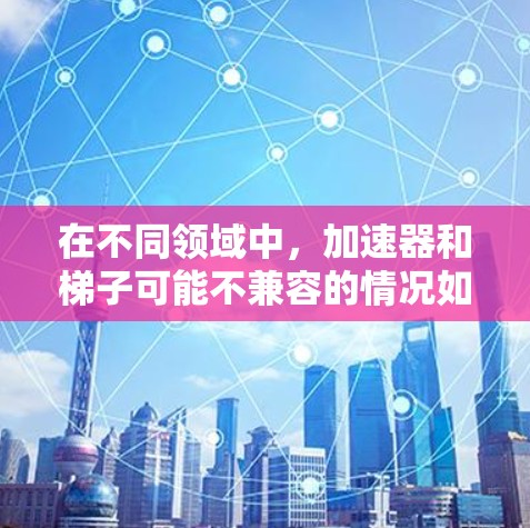 在不同领域中，加速器和梯子可能不兼容的情况如下