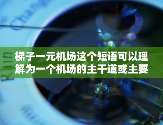 梯子一元机场这个短语可以理解为一个机场的主干道或主要通道设计非常简洁，只有一条或少数几条，这种设计在某些情况下被认为是最优的，因为它减少了交通的复杂性和效率