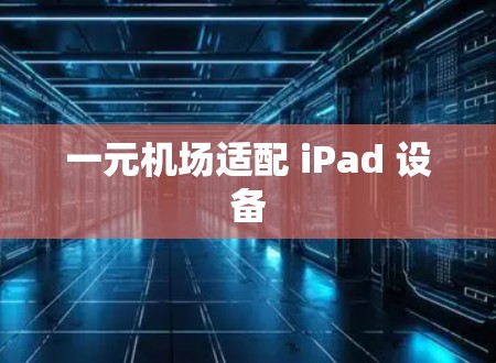 一元机场适配 iPad 设备