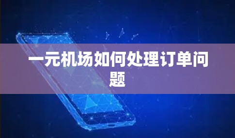 一元机场如何处理订单问题 一元机场如何处理订单问题
