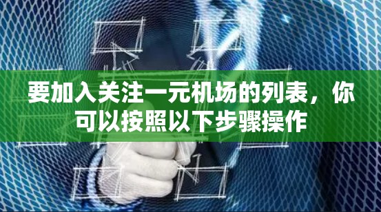 要加入关注一元机场的列表，你可以按照以下步骤操作