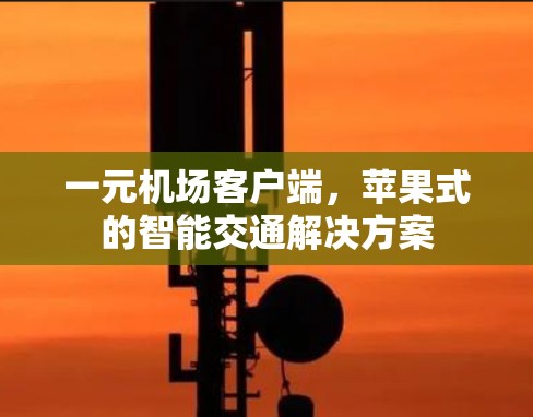 一元机场客户端,苹果式的智能交通解决方案 一元机场客户端,苹果式的智能交通解决方案