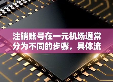 注销账号在一元机场通常分为不同的步骤，具体流程如下