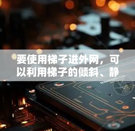 要使用梯子进外网，可以利用梯子的倾斜、静力平衡、弹性和摩擦力等原理。具体步骤如下