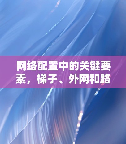 网络配置中的关键要素，梯子、外网和路由器