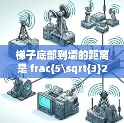 梯子底部到墙的距离是 frac{5\sqrt{3}2}米,即约 4.33 米 梯子底部到墙的距离是 frac{5\sqrt{3}2}米,即约 4.33 米