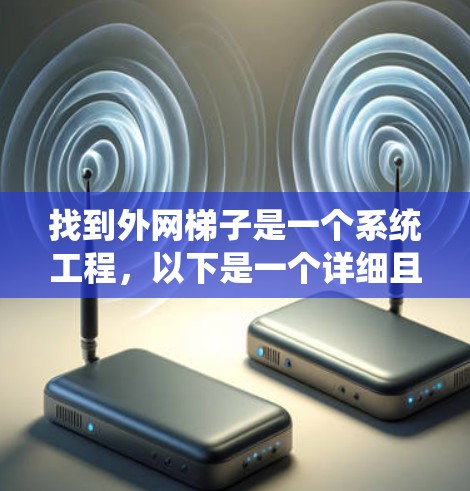 找到外网梯子是一个系统工程,以下是一个详细且系统的步骤指南,帮助您顺利完成这一任务 找到外网梯子是一个系统工程,以下是一个详细且系统的步骤指南,帮助您顺利完成这一任务