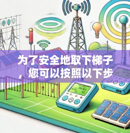 为了安全地取下梯子，您可以按照以下步骤进行