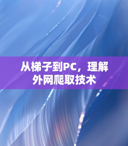 从梯子到PC,理解外网爬取技术 从梯子到PC,理解外网爬取技术