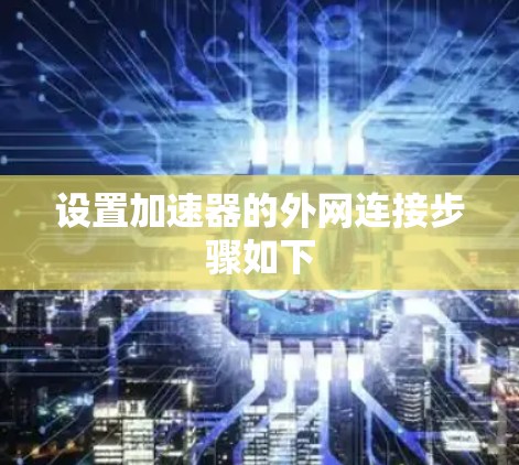 设置加速器的外网连接步骤如下 设置加速器的外网连接步骤如下