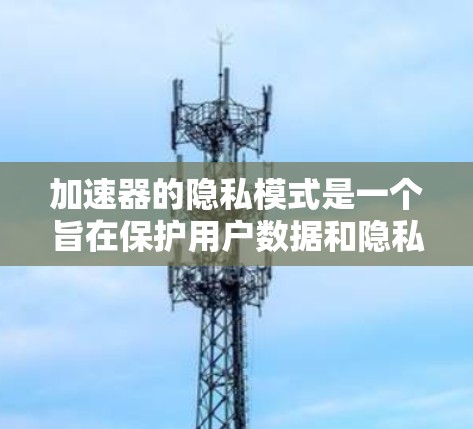 加速器的隐私模式是一个旨在保护用户数据和隐私的重要功能，它通过一系列措施确保用户的数据不会被滥用或泄露。以下是该模式的主要特点和功能