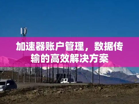 加速器账户管理，数据传输的高效解决方案
