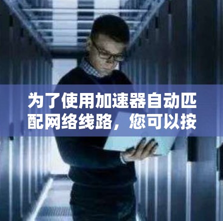 为了使用加速器自动匹配网络线路，您可以按照以下步骤进行操作