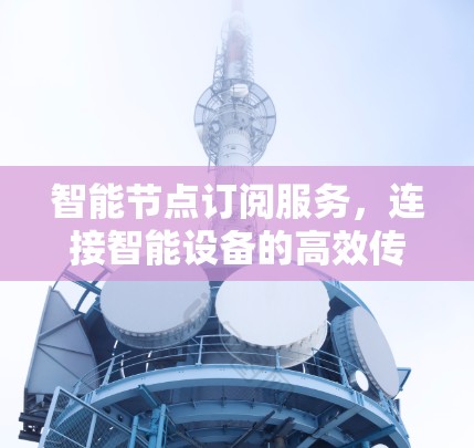 智能节点订阅服务，连接智能设备的高效传输之道