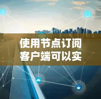 使用节点订阅客户端可以实现与节点系统的直接交互，允许用户提交请求、读取数据并处理消息。以下是详细的步骤和信息