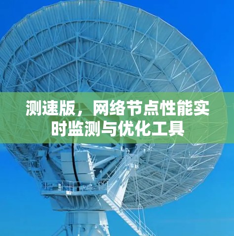 测速版,网络节点性能实时监测与优化工具 测速版,网络节点性能实时监测与优化工具