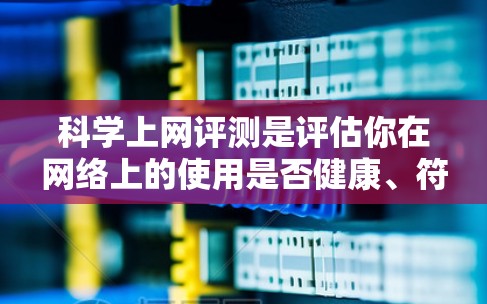 科学上网评测是评估你在网络上的使用是否健康、符合个人健康和隐私要求的一种方式。评测通常基于以下几个方面进行评分