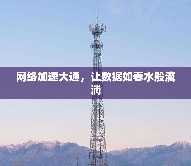 网络加速大通，让数据如春水般流淌