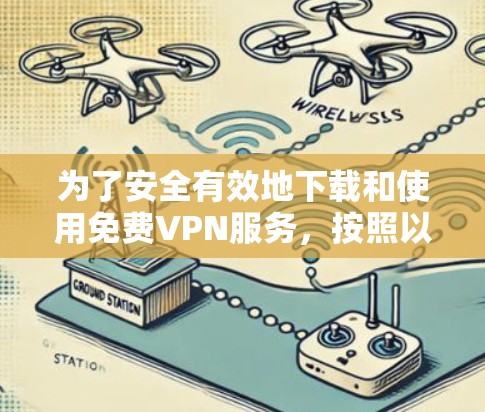 为了安全有效地下载和使用免费VPN服务，按照以下步骤进行