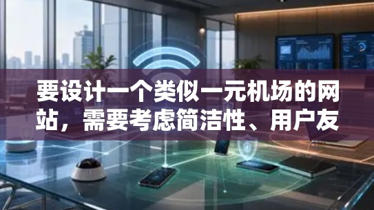 要设计一个类似一元机场的网站,需要考虑简洁性、用户友好的设计以及高效的用户体验。以下是一个具体的方案