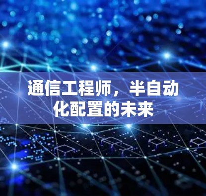 通信工程师,半自动化配置的未来