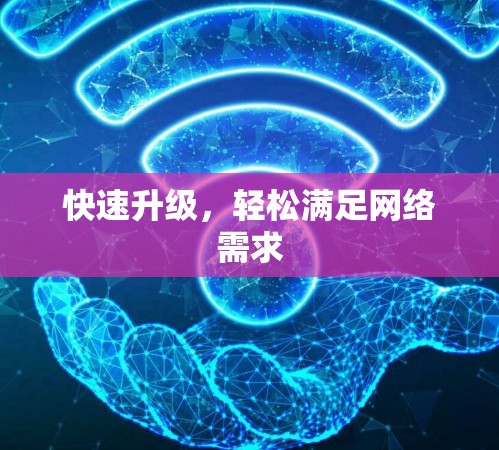快速升级,轻松满足网络需求 快速升级,轻松满足网络需求