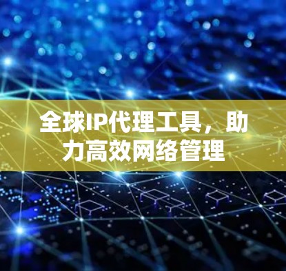 全球IP代理工具,助力高效网络管理