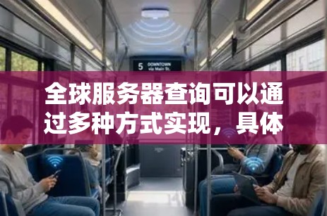 全球服务器查询可以通过多种方式实现,具体方法取决于您需要查询的信息类型和场景。以下是一些常见的查询方式